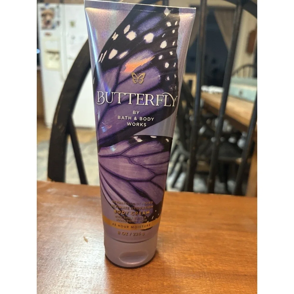 Bath & Body Works Butterfly Ultimate Hydration Body Cream 8 oz Shea Butter New